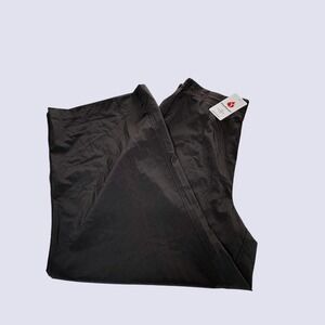 FireSwan Black Wide Leg‎ Lounge Pants XL Elastic Waist Minimalist XXK2806HS NEW